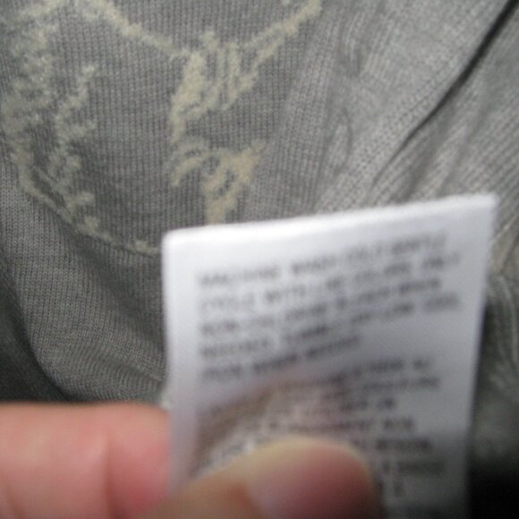 NWT Charter Club XXL Gray and Cream Dog Sweater - Picture 6 of 6